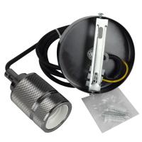 Lámpara de araña de hierro forjado dorado, Bombilla Edison LED decorativa de metal, cabeza colgante, accesorios de iluminación - details 3