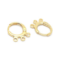 Aretes de Cuerda de Metal Dorado de 18K Diseño Redondo Rectangular de Alta Calidad - details 116