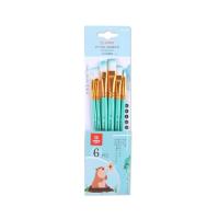 Juego de pinceles para pintar de pelo suave, pinceles de dibujo de acuarela, pintura acrílica al óleo, pincel de nailon profesional, 4/5/6 Uds. - details 16
