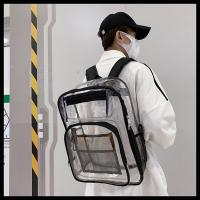 Mochila Cabina PVC Transparente 20L - Impermeable para Viajes y Gimnasio |   Diseño Moderno con Compartimento Seguro - details 11
