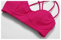 Traje de Yoga para gimnasio para mujer, conjunto deportivo ajustado transpirable, pantalones acampanados de entrenamiento, Camiseta deportiva de realce, conjunto de Yoga de manga larga, 2 uds. - details 32