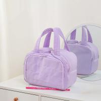 Nueva bolsa de aseo de viaje con asa, bolsa de maquillaje ligera y esponjosa, bolsa de almacenamiento de gran capacidad dividida para exteriores - details 12
