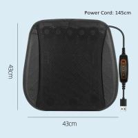 Cojín de ventilación con puerto USB, almohadilla de enfriamiento transpirable de verano para todos los asientos de automóvil, sillas de hogar y oficina, azul marino - details 16