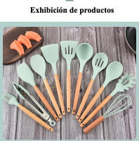 Juego de Utensilios de Cocina de Silicona de 12 Piezas No Pegajoso, Fácil de Limpiar - details 6
