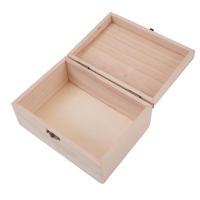 Caja de Madera de Alta Calidad S/M/L con Tapa Artesanal y Encaje Cuadrado para Decoración del Hogar y Almacenamiento de Suministros - details 29