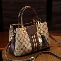 Bolsos de cuero para mujeres 2024 moda 100 bolsos de hombro único bolsos estampados para mujeres - details 2