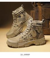 Botas de Trabajo para Hombres Primavera 2025 Impermeables Antideslizantes Altas de Lona Camuflajes para Trabajo al Aire Libre - details 13