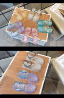 Zapatos de princesa de gelatina de cristal Zapatos de cueva de bebé Zapatos romanos para niñas Zapatos de playa de suela suave - details 17