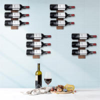 Soporte de Botella de Vino Montado en la Pared Fácil Instalación Decoración de Bar para el Hogar - details 4