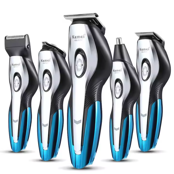 Kemei-cortadora de pelo eléctrica profesional 11 en 1 para hombre, máquina de afeitar para Barba y nariz, herramientas de estilismo - 1