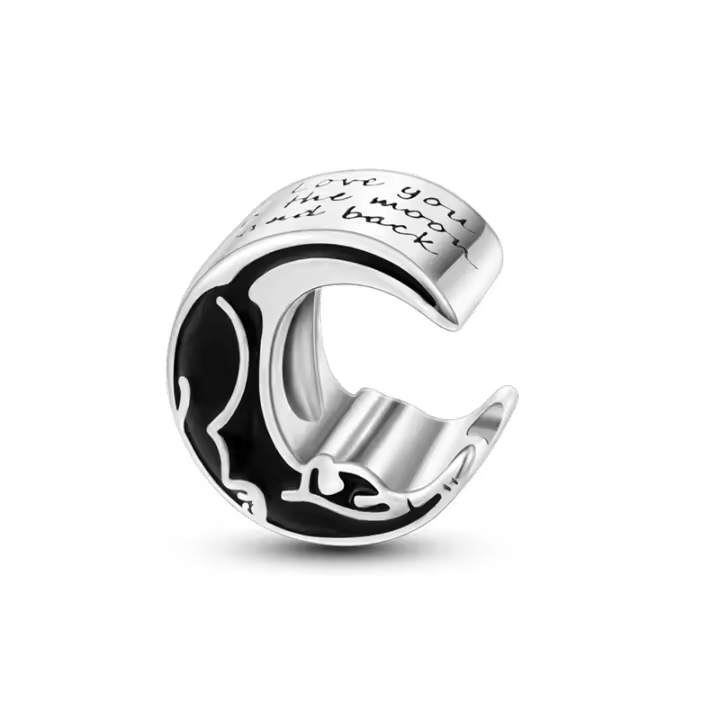 Pulsera con dijes de plata 100% pura con diseño de animales - 1