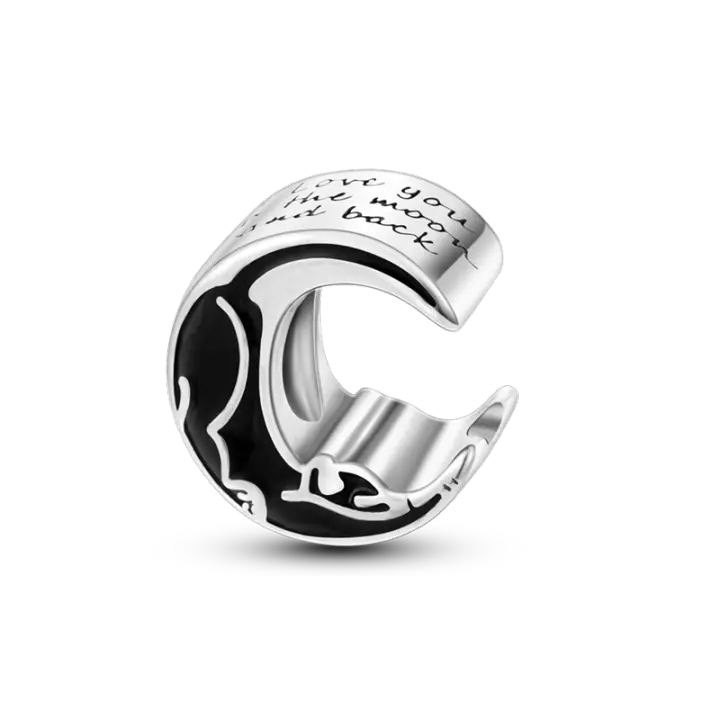 Pulsera con dijes de plata 100% pura con diseño de animales - 1