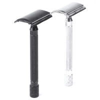 Afeitadora Plegable Clásica de Seguridad para Hombres en Acero Inoxidable con Cuchillas para Barbero Afeitadora de Barba y Flequillo - details 2