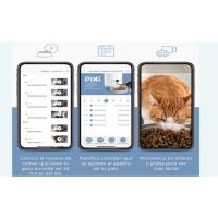 comedero gato; comedero automatico gato; camara gato; comedero wifi gato; comedero pixi gato