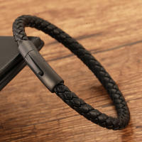 Pulsera de Cuerda de Cuerno de Grado Joyería de Pulsera para Hombres y Mujeres - details 5