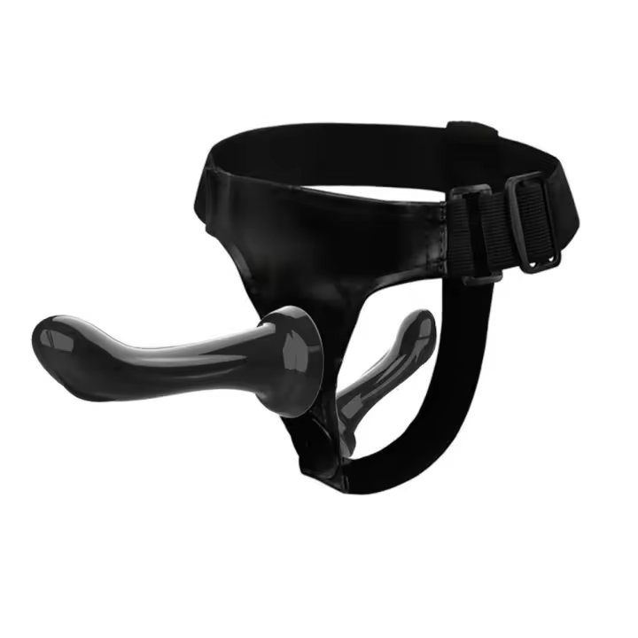 Leten-vibradores consoladores dobles, arnés Bondage con correa en juguetes para mujeres, productos para lesbianas y adultos, tiendas sexuales con correa - 1