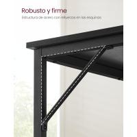 Mesa de Trabajo Pequeña Industrial Ideal para Teletrabajo, Estudio, Dormitorio 60 x 135 x 76cm - details 65