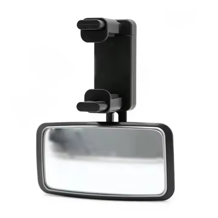 Espejo bebé Espejo interior clip Espejo retrovisor Para una conducción segura en el coche Vigilabebés Ángulo ajustable - 1