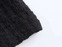 Conjunto de Moda para Mujer OUWU 2 Piezas de Camisetas sin Mangas y Pantalones Vintage de Cintura Alta Elástica - details 5