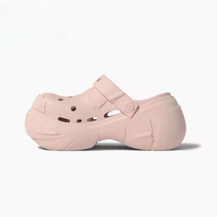 Sa salvaje plataforma agujero zapatos de las mujeres de verano al aire libre de moda versátil sandalias aumentando DIY camping suave zapatillas - 1