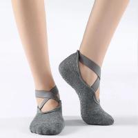 Calcetines de yoga antideslizantes para mujer, medias transpirables de vendaje, pilates, ballet, baile, medio dedo del pie - details 9