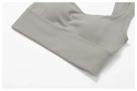 Ropa interior deportiva con espalda cepillada para mujer, sujetador de Yoga antigolpes, camisetas sin mangas transpirables de secado rápido para correr, entrenamiento, ocio y Fitness - details 23