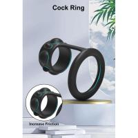 Embalaje privado SEX-Anillo masculino para retrasar la eyaculación, juguetes sexuales para pene para hombres, parejas, adultos, mejora la erección - details 0