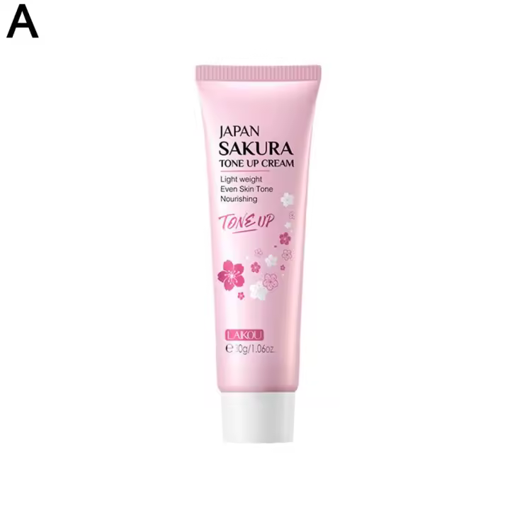 Crema Tonificante Sakura de Japón 30/60g Mejora el Brillo de la Piel Reduce la Dulzura - 1