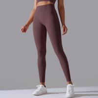Hamidou-pantalones de Yoga sin costuras para mujer, ropa deportiva de Fitness, Leggings de cintura alta, pantalones de ejercicio para correr, 11 colores - details 47