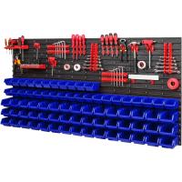 Sistema de Almacenamiento para Herramientas y Cajas Apilables Placas de Pared Extra Fuertes PAFEN Estante Vertical (Rojo/Negro) - details 7