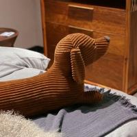 Juguetes de regalo de Navidad lavables británicos para sofá, perro salchicha, muñeco de peluche, cojín, almohada de decoración del hogar - details 7