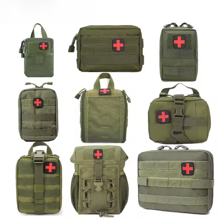 Bolsa De Cintura IFAK EDC Para Caza Y Camping Kit De Primeros Auxilios De Sobrevivencia Exterior Con Bolsa De Vestido De Caza - 1