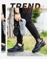 Zapatos de Trabajo de Acero Transpirables para Hombres y Mujeres A Prueba de Agujas, Ligeros y con Botón Rotativo - details 4