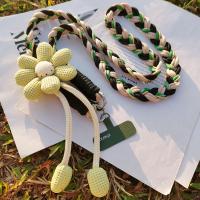 Correa de Teléfono Lanyard para Mujeres Estilo LargoinsCuerda trenzada hecha a mano de flor de viento, duradera, anti-pérdida para exteriores - details 14