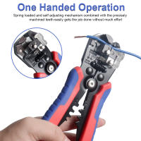 Cortador de cables de trinquete autoajustable Hexagonal, crimpadora automática multifuncional, herramientas de pelado - details 4