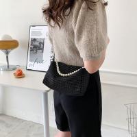 Bolso de mano de gran capacidad con diamantes de imitación, bolso de hombro con cadena de perlas, pequeño bolso cuadrado, bolso de almohada, bolso de cosméticos, bolso de hombro para mujer, fiesta - details 23