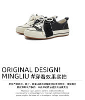 Primera capa de cuero de vaca pequeños zapatos blancos nuevo arco solo zapatos casual versátil zapatos de los niños de la plataforma zapatos de las mujeres - details 9
