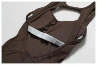 Mono de Yoga Ballet Sin Mangas Almohadilla de Pecho Alta Elasticidad Ropa Deportiva para Fitness - details 36