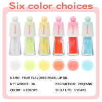 Aceite labial de fruta divertido de 6 colores para proteger los labios Zhou Rou hidratante bálsamo labial para mujeres antigrietas - details 8