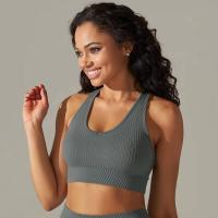 Sujetador deportivo a prueba de golpes para mujer, camiseta sin mangas para correr, ropa interior sexy para fiesta y yoga - details 31