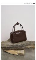 Bolso cuadrado pequeño retro francés, nuevo bolso de bolso de mano a la moda para mujer, bolso de mensajero de un solo hombro. - details 11