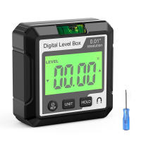 Inclinómetro Digital de 4x90 °, transportador de ángulo de nivel, retroiluminación, medidor de pendiente, Base magnética, goniómetro electrónico - details 12