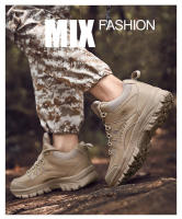 Zapatos de senderismo de estilo clásico para hombre, zapatillas antideslizantes con cordones resistentes al desgaste, deportivas para correr al aire libre, novedad - details 2
