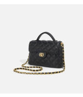 Bolso cuadrado pequeño de cadena de diamantes premium, bolso de mujer, nueva moda, bolso de mensajero de hombro versátil. - details 13