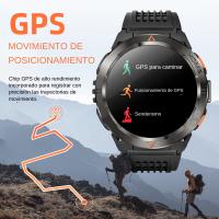 Reloj inteligente con GPS y pantalla AMOLED para hombre, resistente al agua hasta 30 metros, presión del aire, brújula y altitud - details 0