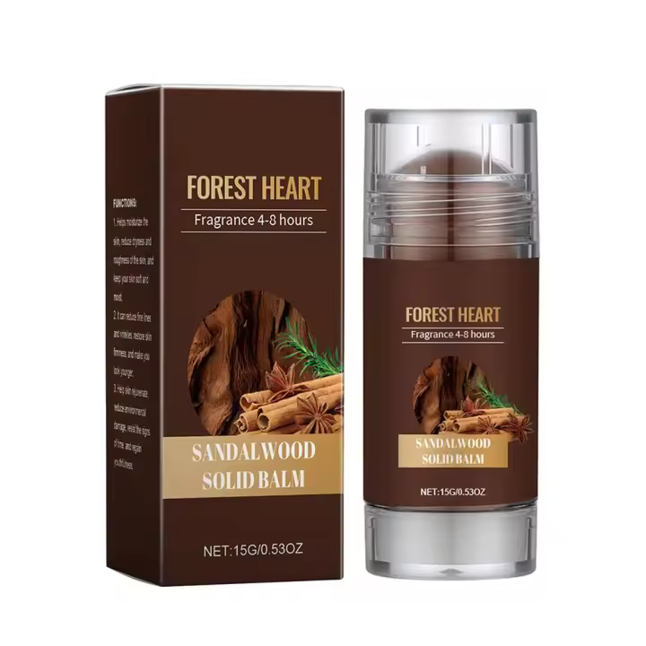 Bálsamo de Perfume de sándalo, aroma corporal de larga duración, tentación, coqueteo, atracción encantadora, desodorante con fragancia Natural, barra sólida - 1