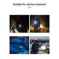 Linterna Portátil Mini COB+XPE Luz de Exploración para Acampar al Aire Libre, Pescar de Noche, Detectar Cuevas Impermeable, Carga USB, Aluminio - details 9