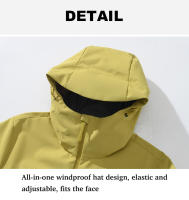 Chaqueta de Trekking Impermeable LNGXO Material de Poliéster Cierre de Cremallera - details 20