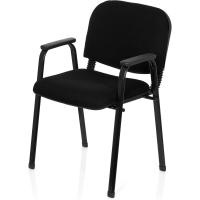 704340 Silla de Visita XT 650 Tela Negro Silla de Conferencia tapizada con reposabrazos, apilable - details 6