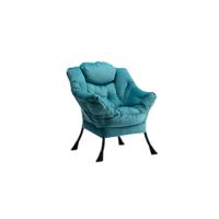 Sillon para Salon Sillón Relax Terciopelo Sillon Lectura Dormitorio Comodos Butacas de Salon, Gris Oscuro - details 11
